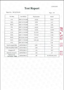 Sertîfîkayê ji bo S31254