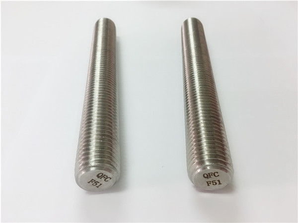 duplex2205 / s32205 fasteners Stainless Steel din975 / din976 rokên birçandî f51