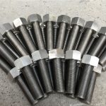 254smo uns s31254 en1.4547 bolts and nights 1-1 / 2 "-8unx180mm rod rod